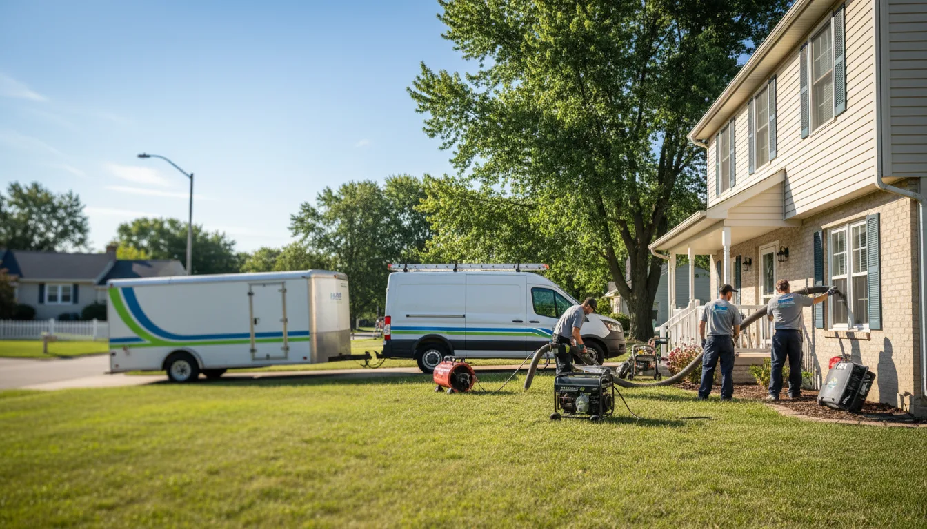 Flooded Basement Restoration And Cleanup With Repair in Gill, CO near me